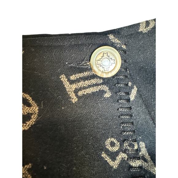 Pendleton Wool Zodiac Astrology Wrap Skirt Vintage Made USA Size 8 - Picture 3 of 8